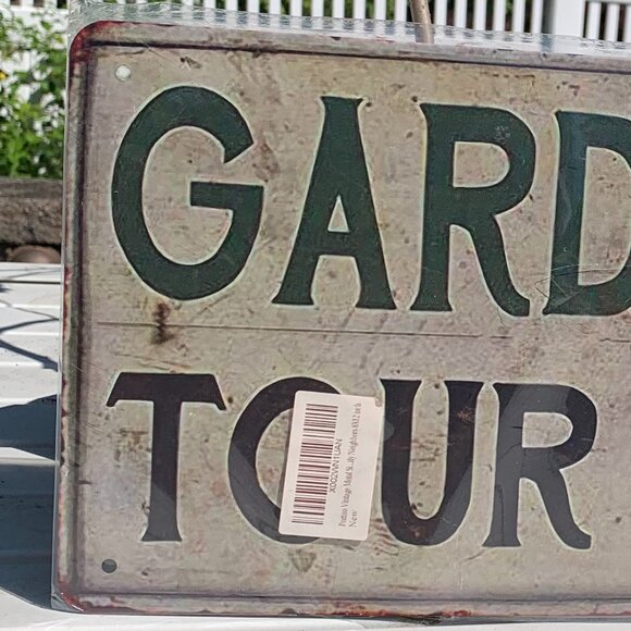 Garden Tour 5 cent Metal Sign - Picture 3 of 8